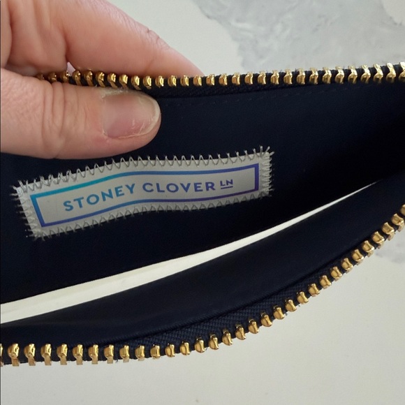 Stoney Clover Lane SNACKS navy sapphire pouch - Picture 4 of 5